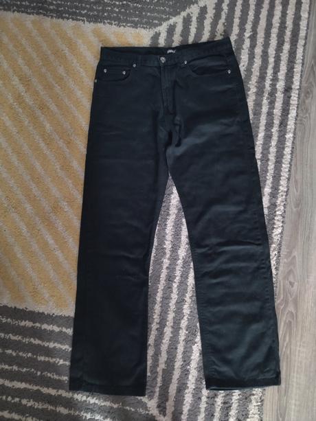 Čierne rifle w34 l32, denim co,l