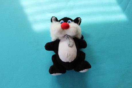 Plyšový kocúr silvester, 