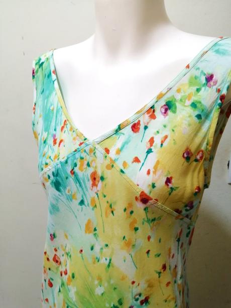 Dámske kvetované letné šaty, veľkosť s/m, s