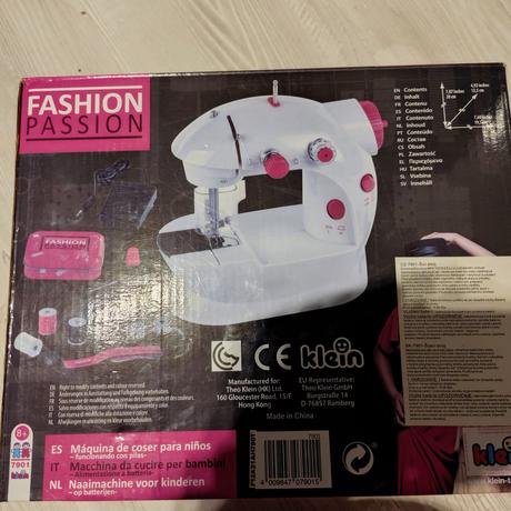 Detský šijací stroj, 