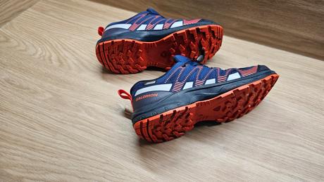 Detská nepremokavá turistická obuv salomon xa pro, salomon,36