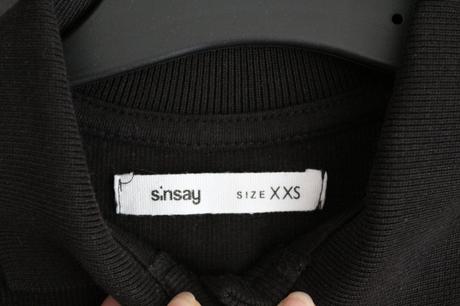 Čierne šaty sinsay, sinsay,xs