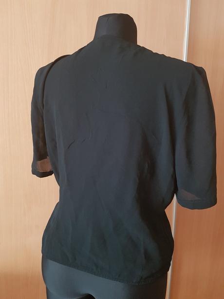 Čierny elegantný viskózový vršok s.oliver vel.l, s.oliver,l