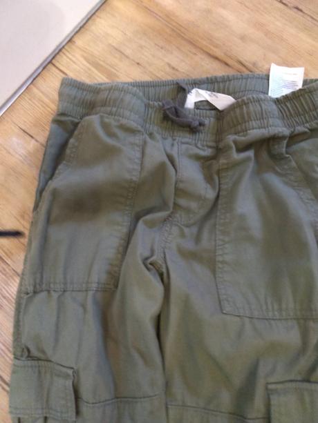 Nohavice bez zapínania bavlnené tenšie 122, h&m,122