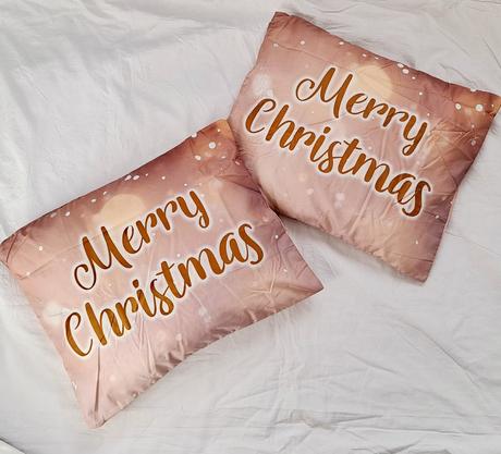 2x vianocna obliecka 40x50cm,