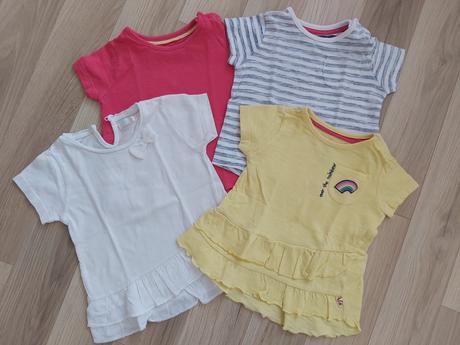 Tričká 4 ks, f&f,74