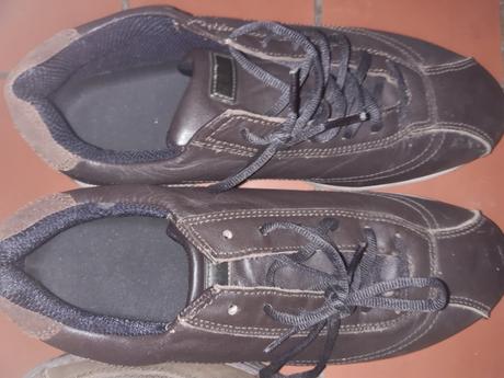 2 x hnede topanky c 45, 45