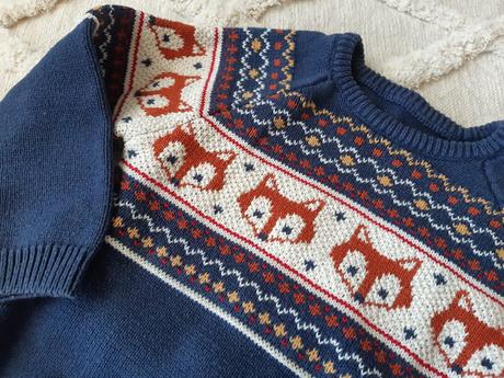 Pulóver líška 98/104 nórsky motív, 104