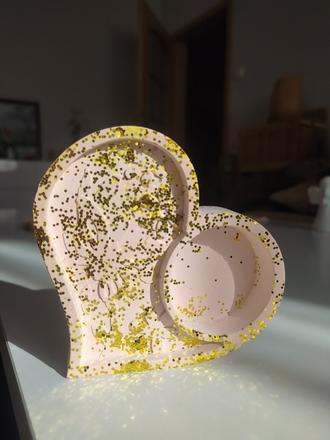 Srdiečko s trblietkami, 