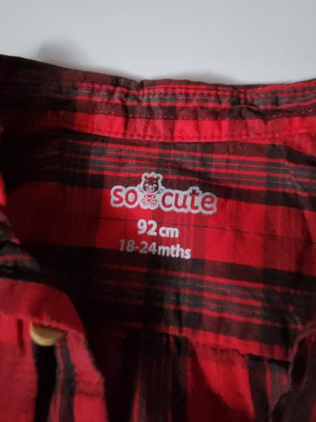 Červené košeľové body, pepco,92