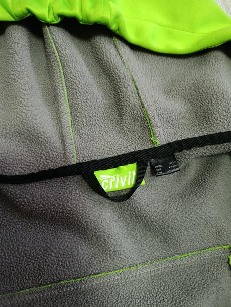 Fleesova bunda -crivit - 110/116 s reflexnými prvk, crivit,110