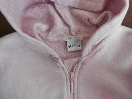 Bledunkofialová mikina, benetton,62