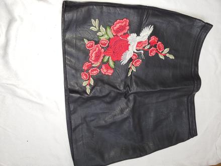 Koženková sukňa jean pascale, 42