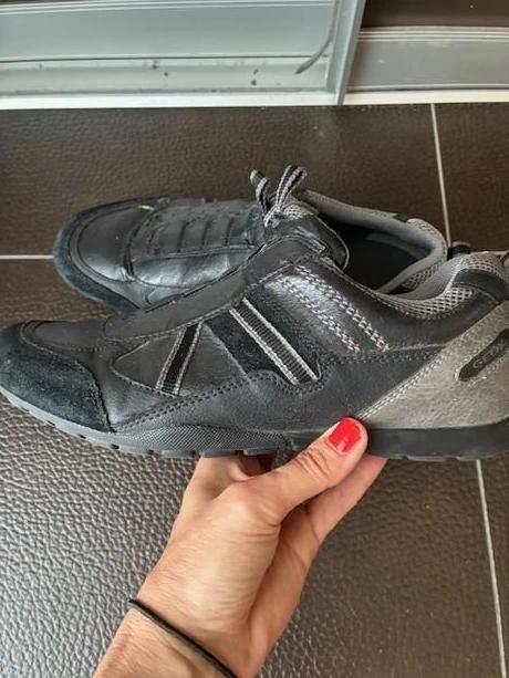 Chlapčenské kožené topánky geox vel.40, geox,40