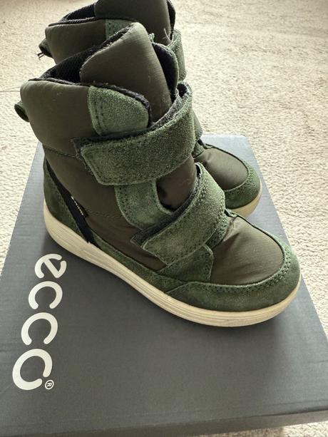 Kožené zimné topanky, ecco,28