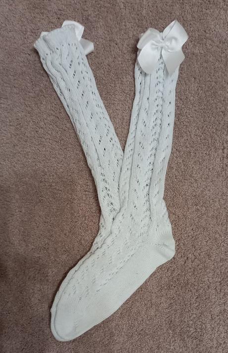 Podkolienky hačkované 7/8r., 32