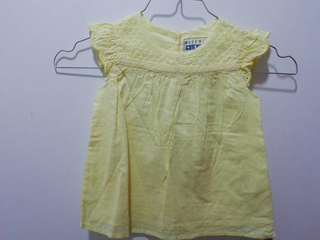 Žltá blúzka s madeirou, primark,92