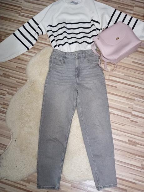 Mom džínsy s vysokým pásom, mohito,34