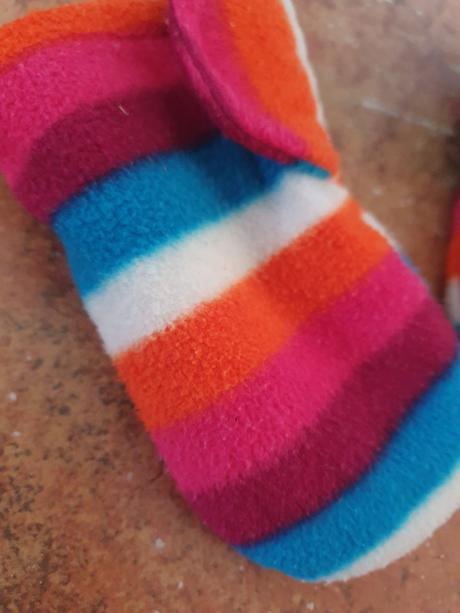 Prvé rukavičky - flísové, h&m,80