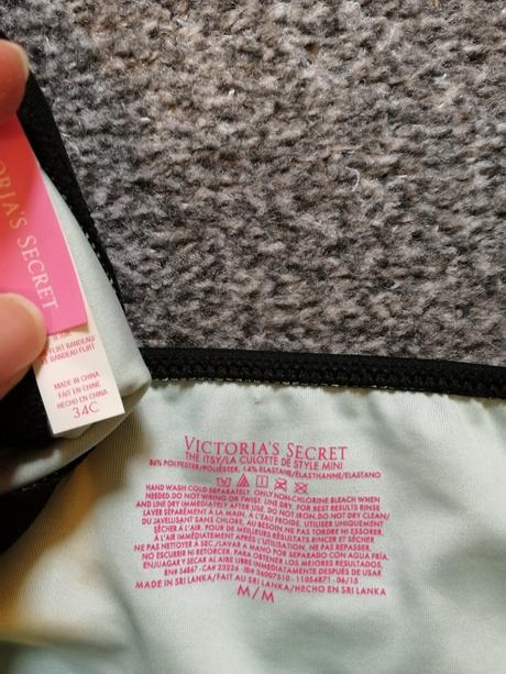 Victoria's secret bikini m cierna/zlta, victoria's secret,m