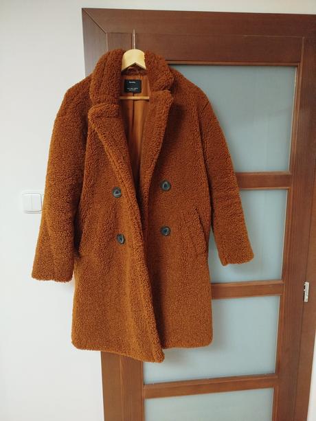 Teddy kabát, bershka,m