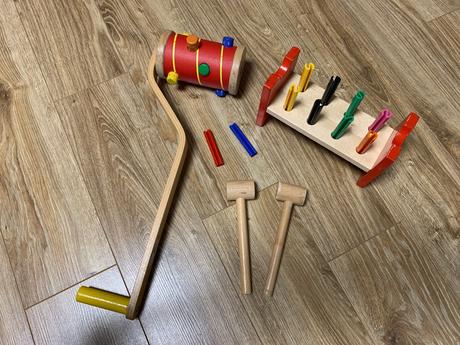 Drevené hračky z ikei, 