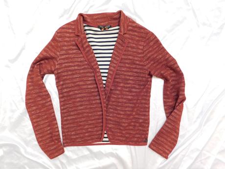 Luxusny mikinovy blejzer bez zapinania, 36