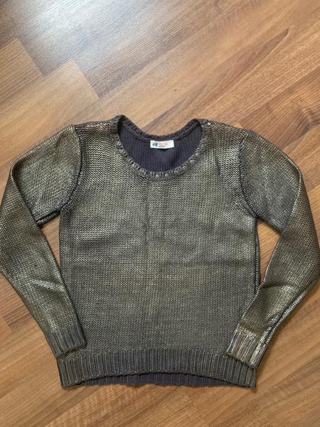 Metalicky sveter, h&m,170