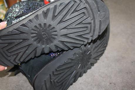 Ugg cierne trblietave cizmy, ugg,36