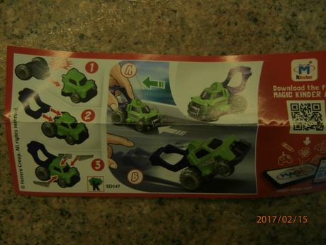 Kinder auto zelené sd147,