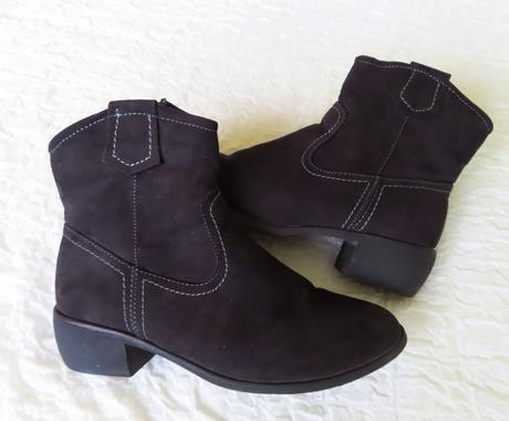 Čierne kotníkové čižmy veľ.38, 38