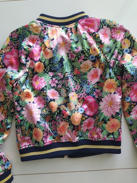 Kvetová bundička, h&m,140