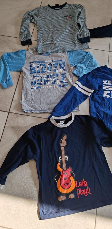 9x pyžamo vrchný diel, 140