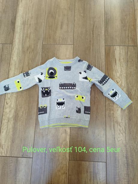 Chlapčenské oblečenie veľkosť 104, 104