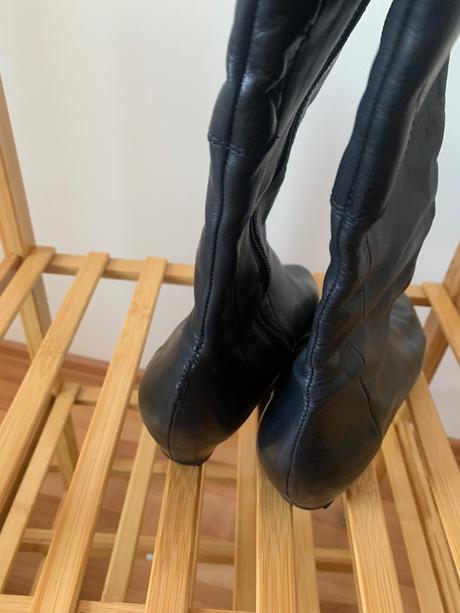 Pohodlné kožené čižmy hogl, 37