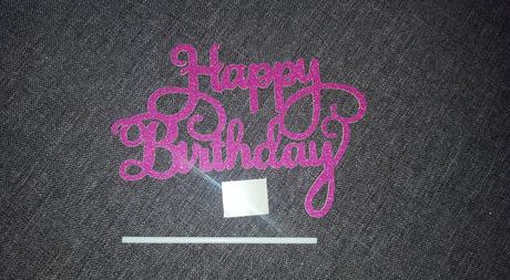 Zápich na tortu happy birthday, 