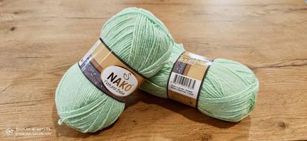 Nako natural bebe - 11622 - pastelová pistáciová,