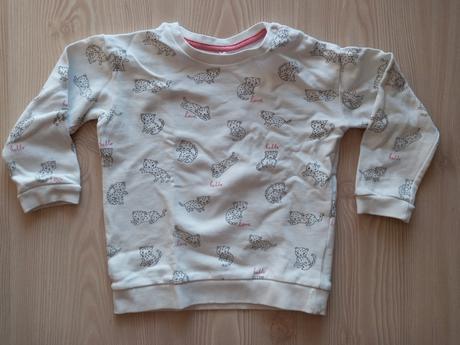 Biela mikinka 104, h&m,104