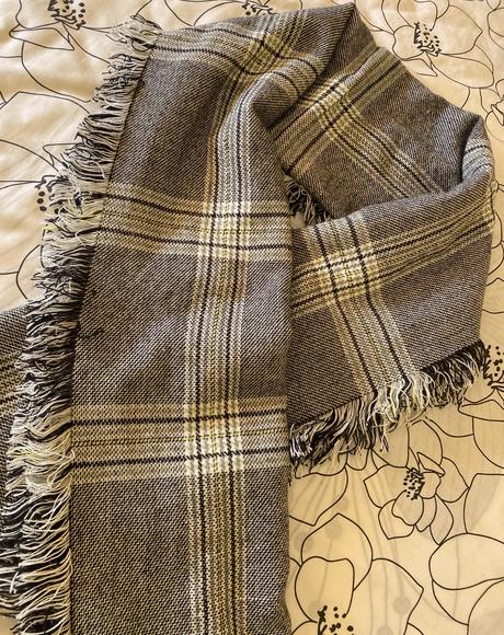 Elegantný mäkký káro šál - uni, 