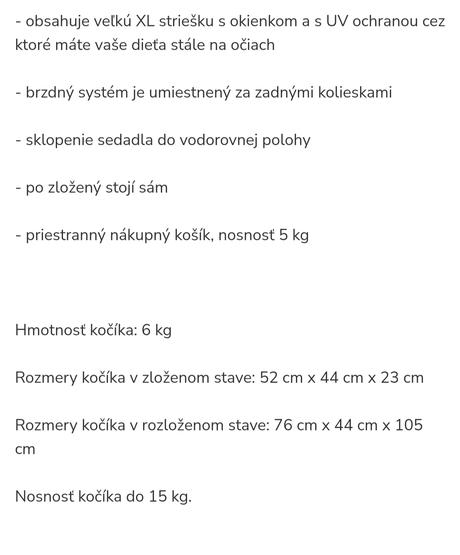 Easywalker kočík športový buggy xs, easywalker,easywalker buggy xs