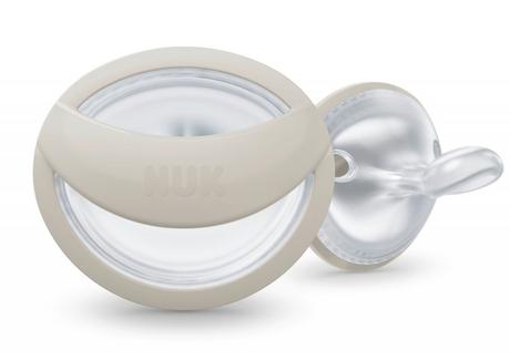 Nuk mommyfeel cumlík grey 0-9m 2 ks, nuk