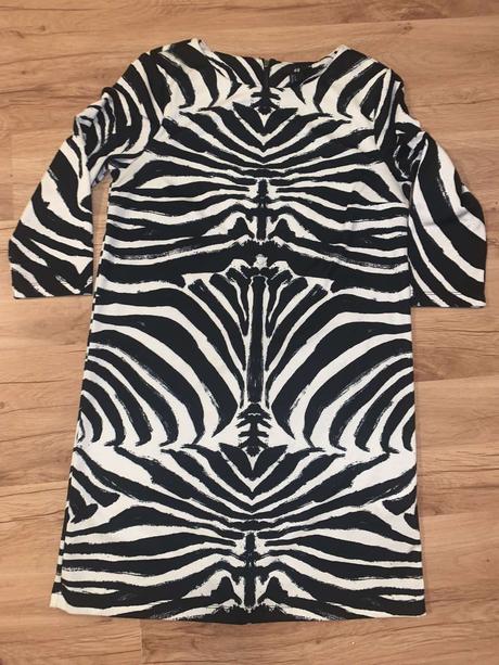 Zebrie šaty s/m/l, h&m,s