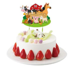 Tortový zápich zvieratká na dvore - skladom,tz-220,
