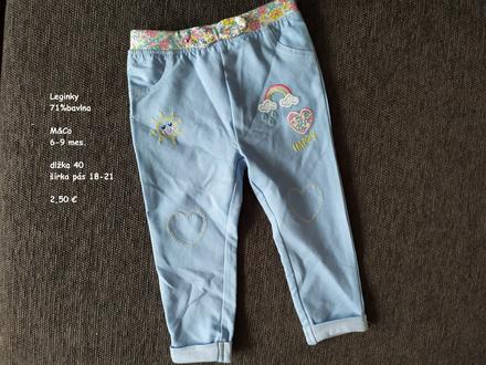 Leginy  6-9 mes., m&co,74