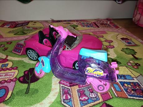 Barbie kabriolet a skúter, 