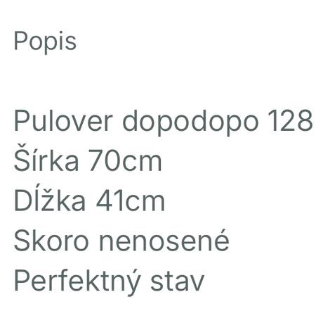 Pulover 128, dopodopo,128