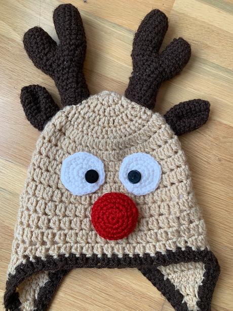 Hačkovaná čiapka sob - handmade, 86