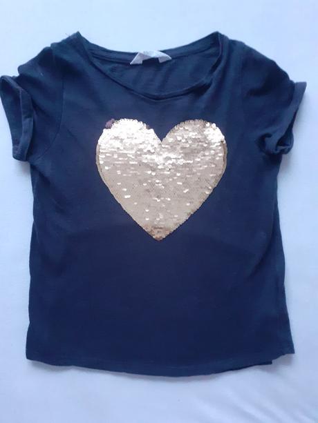 Tričko s premietacim obrazkom, h&m,122