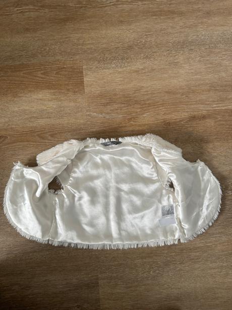 Huňaté bolerko / vestička na šaty, lindex,98