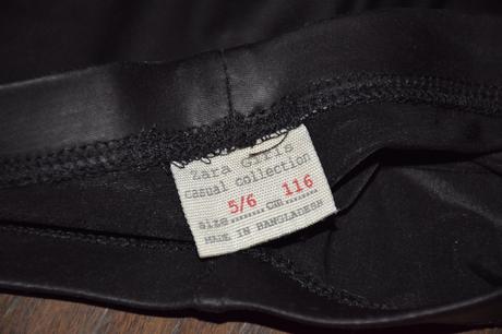 Luxusne oblecenie na prilezitost saty a leginy 4-6, zara,110